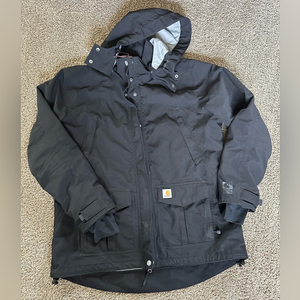 Women’s Carhartt Rain Defender Jacket, XL, excellent condition